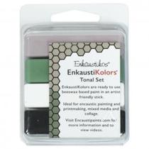 Kit 4 Cores Tonais Encáustica Hot Sticks Kit 4 Cores Tonais Encáustica Hot Sticks