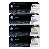 Kit 4 Cores Toner 128A I CM1415FN CM1415 CP1525NW I BK+C+Y+M