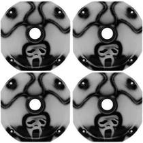 Kit 4 Corneta Branca Curta Lc 14-50 Rosca Grafitada Pânico