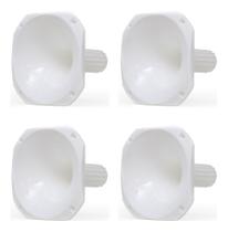 Kit 4 Cornetas Curta Branca LC14-50