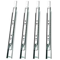 Kit 4 Corrediça Telescópica Trilho S42 250mm Larga