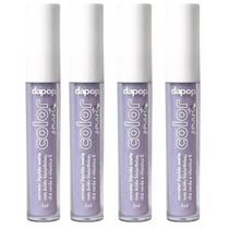 Kit 4 Corretivo Líquido Matte Na Cor Roxo - Dapop