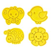 Kit 4 Cortador Jardim Encantado Cute Linha Premium 5CM