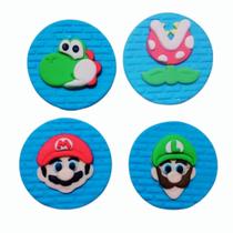 Kit 4 Cortador Super Mario Bros Game 5CM Kit 4 Cortador Super Mario Bros Game 5CM