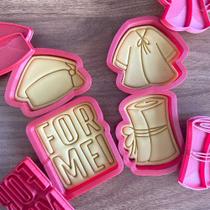 Kit 4 Cortadores Chapéu Formatura Beca Diploma Formei