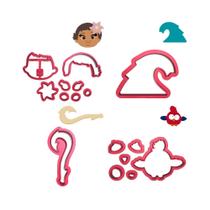 Kit 4 Cortadores Moana Anzol Hey Hey Onda Kit 4 Cortadores Moana Anzol Hey Hey Onda