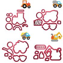 Kit 4 Cortadores Trator Betoneira Escavadeira Caçamba Kit 4 Cortadores Trator Betoneira Escavadeira Caçamba