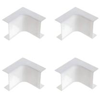 Kit 4 Cotovelo Interno 50x20 Mata junta Branco Pial 29903X Kit 4 Cotovelo Interno 50x20 Mata junta Branco Pial 29903X