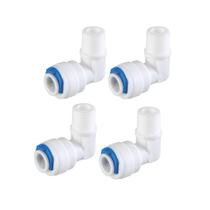 Kit 4 Cotovelo Macho Mang 1/4 Rosca 1/8 Engate Rápido