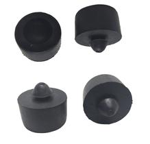 Kit 4 Coxim Borracha Fixação Assento Moto Cb 300 Redondo