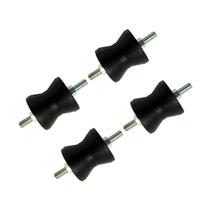 Kit 4 Coxim Borracha Motor Compressor N 1 Parafuso 1/4