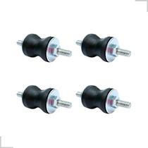 Kit 4 Coxim Borracha Motor Compressor N 2 Parafuso 5/16