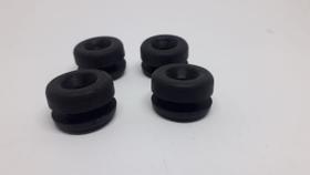 Kit 4 Coxim Borracha Tampa Lateral Yamaha Rd 135 Rdz 135