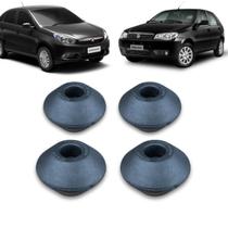 Kit 4 Coxim Calço do Amortecedor Traseiro Palio E Siena