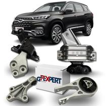 Kit 4 coxim motor cambio tiggo 8 1.6 turbo 2021 a 2026