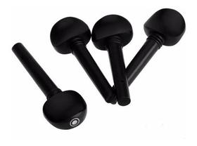 Kit 4 Cravelhas para Violino 4/4 de Ébano com Furo Kit 4 Cravelhas para Violino 4/4 de Ébano com Furo