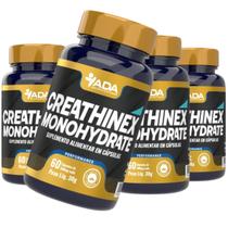 Kit 4 Creathinex Monohidrate 240 Cápsulas Suplemento Alimentar Creatina Monohidratada Concentrado