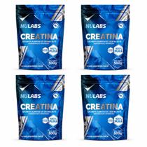 Kit 4 Creatina Importada Nulabs 500g Micronizada Monohidratada Pura Kit 4 Creatina Importada Nulabs 500g Micronizada Monohidratada Pura