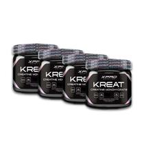 Kit 4 Creatinas Kreat Monohidratada 150g Xpro Nutrition