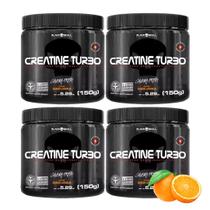 Kit 4 Creatinas Turbo 150g Pote - Black Skull