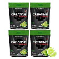 Kit 4 Creatinas Turbo 300g Sache - Black Skull