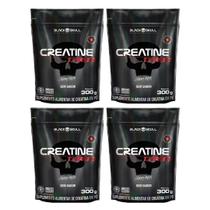 Kit 4 Creatinas Turbo 300g Sache - Black Skull