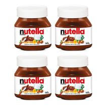 Kit 4 Creme Avelã Nutella Ferrero 140g cada Kit 4 Creme Avelã Nutella Ferrero 140g cada