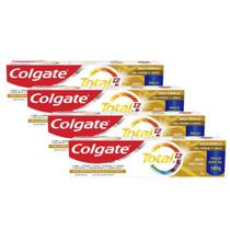 Kit 4 Creme Dental Colgate Total 12 Anti Tártaro 180g