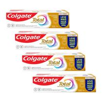 Kit 4 Creme Dental Colgate Total Anti Tártaro 180g Kit 4 Creme Dental Colgate Total Anti Tártaro 180g
