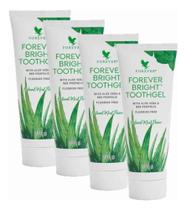 Kit 4 Creme Dental Forever Natural Sem Fluor (aloe Vera) Kit 4 Creme Dental Forever Natural Sem Fluor (aloe Vera)