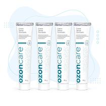 Kit 4 Creme Dental Ozonizado Ozoncare 90g Sem Flúor