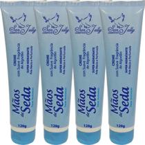 Kit 4 Creme Mãos De Seda Para Mãos Hidratante Mãos Macias