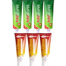 Kit 4 Creme Para Massagem Mil Dores 100g + 3 Pomada Massageadora Milagrosa 150g