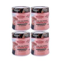 Kit 4 Creme Pimenta Negra 200g