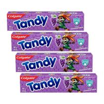 Kit 4 Cremes Dentais Infantis Colgate Tandy Uva Ventura 50g Kit 4 Cremes Dentais Infantis Colgate Tandy Uva Ventura 50g