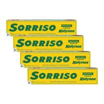 Kit 4 Cremes Dentais Sorriso Edição Limitada Kolynos 90g