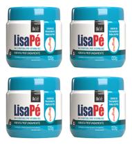 Kit 4 Cremes Lisa Pé D-Pantenol Hidratação Profunda para Pés Aspero Biosoft 120g