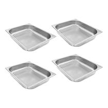 KIT - 4 Cuba Inox Gn 1/2 Fria 325x265x60 - Venâncio KIT - 4 Cuba Inox Gn 1/2 Fria 325x265x60 - Venâncio