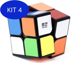 Kit 4 Cubo Mágico Profissional 2x2x2 Cuber Pro 2