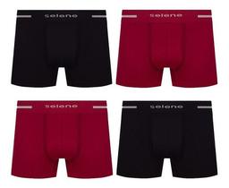 Kit 4 Cueca Boxer Box Microfibra Selene Masculina Original Kit 4 Cueca Boxer Box Microfibra Selene Masculina Original