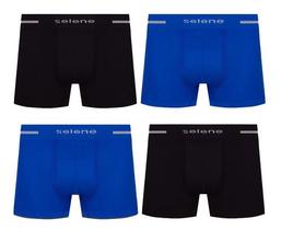 Kit 4 Cueca Boxer Box Microfibra Selene Masculina Original Kit 4 Cueca Boxer Box Microfibra Selene Masculina Original