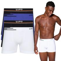 Kit 4 - Cueca Boxer Masculina Adulto Sem Costura Microfibra