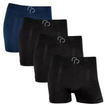 Kit 4 Cueca Boxer Masculina Microfibra Confortável Sem Costura