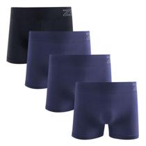 Kit 4 Cueca Boxer Masculina Microfibra Sem Costura Zee Rucci Premium