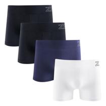 Kit 4 Cueca Boxer Masculina Microfibra Sem Costura Zee Rucci Premium