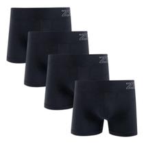 Kit 4 Cueca Boxer Masculina Microfibra Sem Costura Zee Rucci Premium