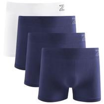 Kit 4 Cueca Boxer Masculina Microfibra Sem Costura Zee Rucci Premium