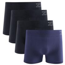 Kit 4 Cueca Boxer Masculina Microfibra Sem Costura Zee Rucci Premium