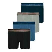 Kit 4 Cueca Infantil Boxer Lupo Kids Algodão Elastano 141