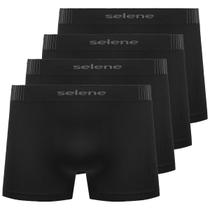 Kit 4 Cueca Infantil Selene 12070 Microfibra Leve Menino